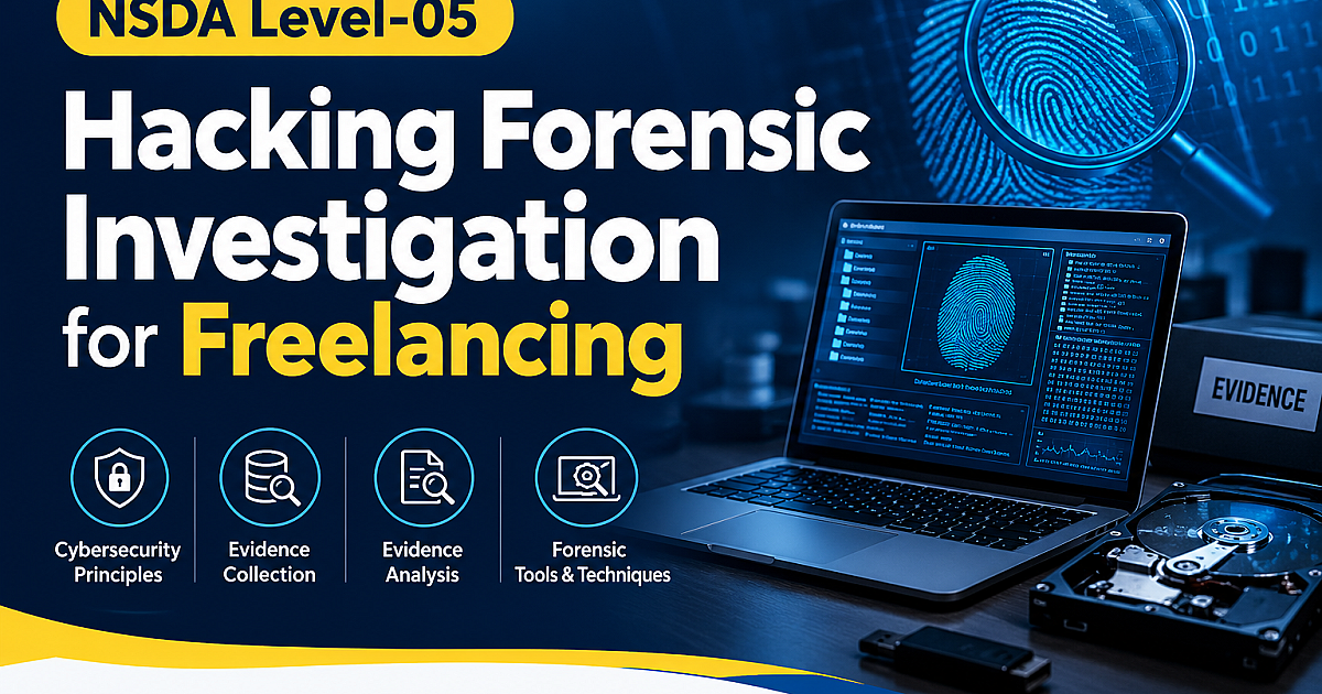 Hacking Forensic Investigation for Freelancing (NSDA Level-05)